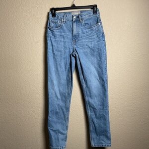 Everlane‎ Womens 25R The Cheeky Jean High Waisted Light Wash Straight Denim